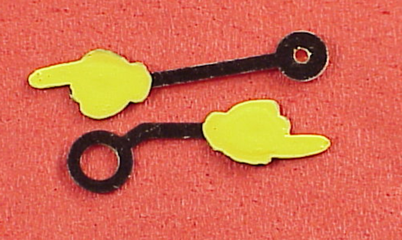 Ingersoll MIckey Mouse 1934 Pocket Watch Replacement PAIR HANDS 4 Repairs