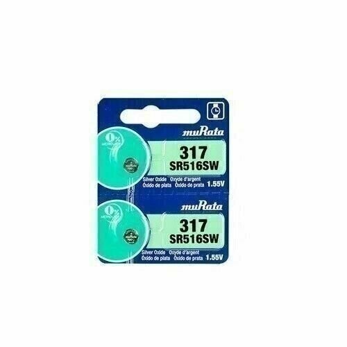 10 Sony Silver Oxide 317 1.55V Batteries