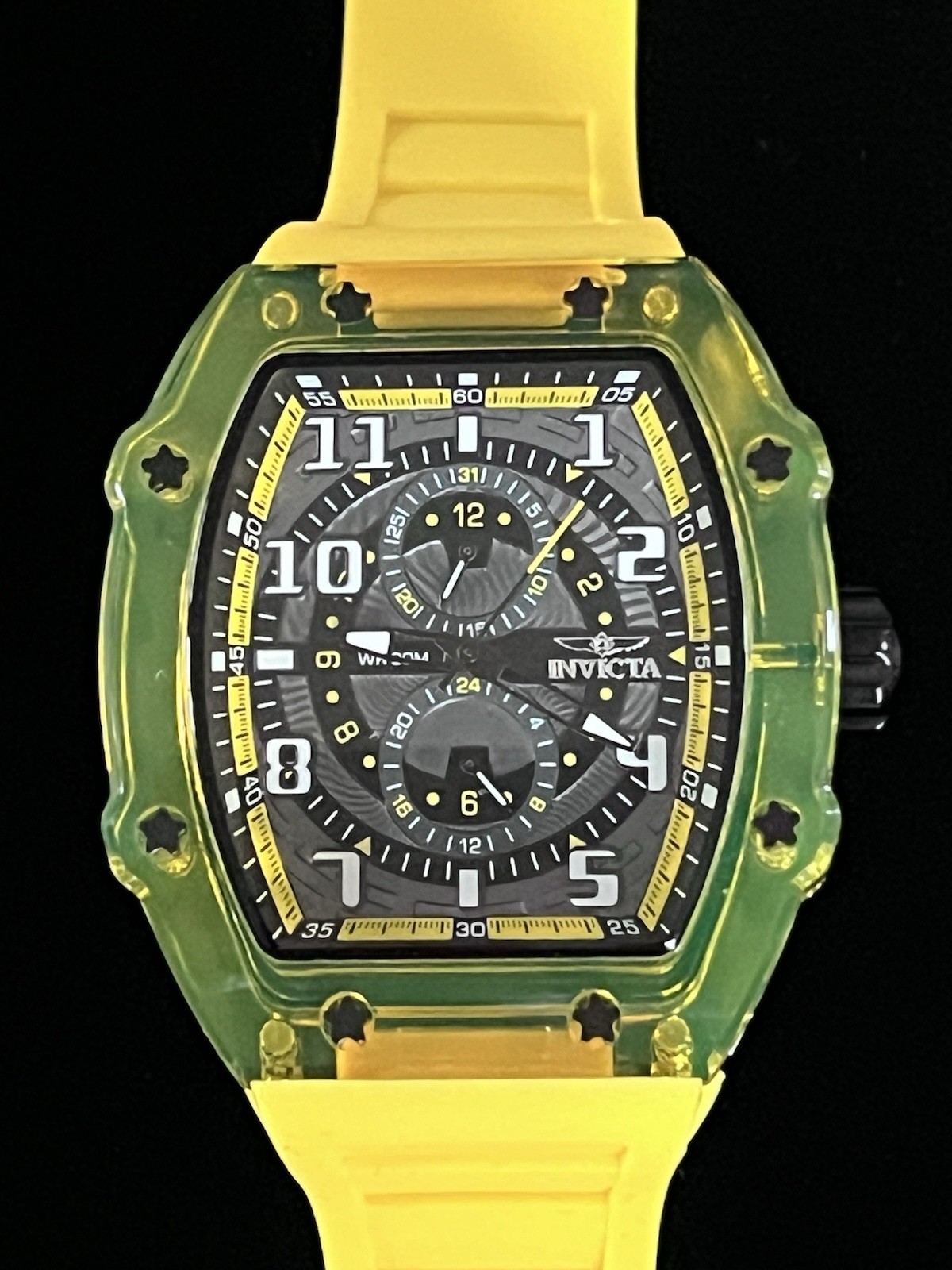 48721 – Invicta Racing Cyclone Yellow Men’s Watch 48.5mm