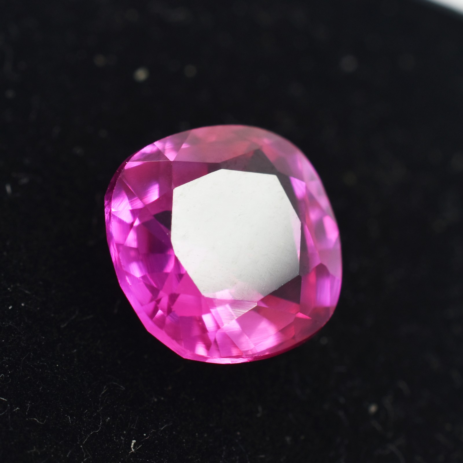 Amazing Square Cushion Cut Natural 3.60 Ct Pink Ruby Loose Gemstone CERTIFIED