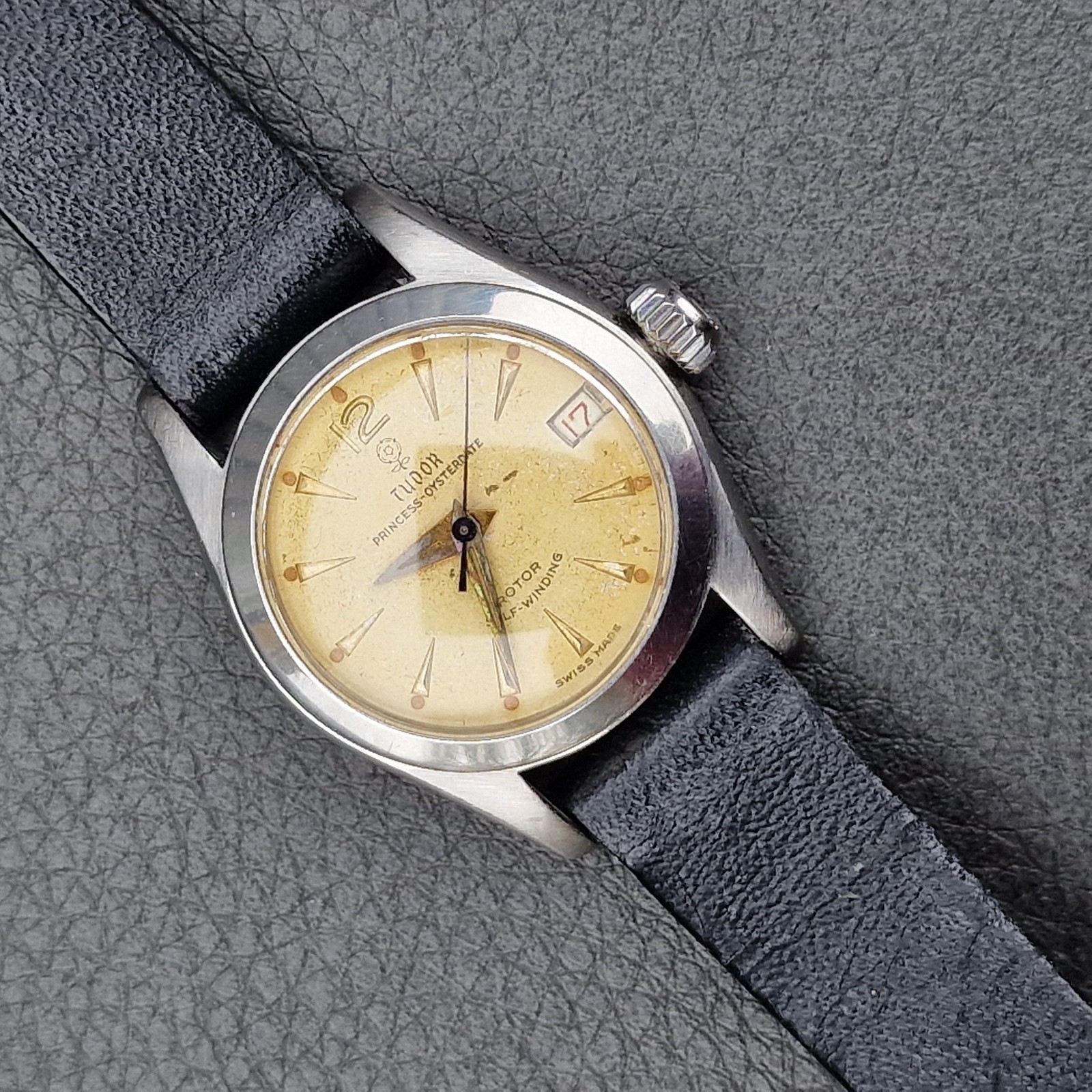 Tudor Princess Oysterdate Automatic 24mm Stainless Steel Wristwatch