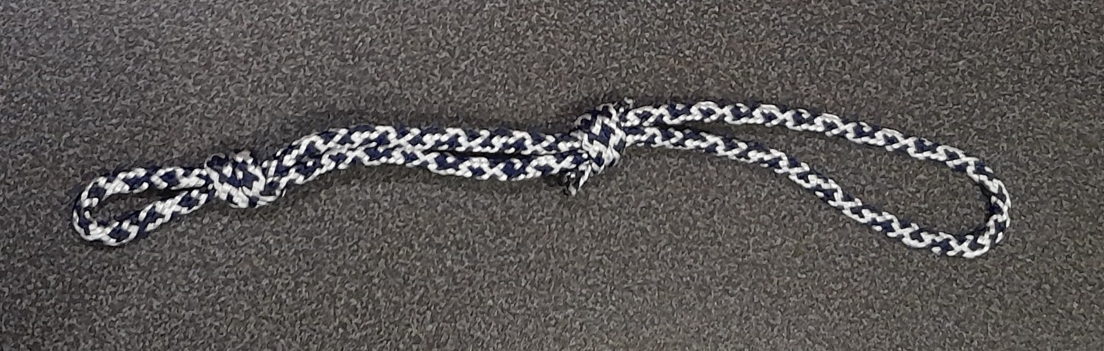 JAMES AVERY REPLACEMENT BRAIDED BRACELET RETIRED NEW NAVY/WHITE – 9 IN