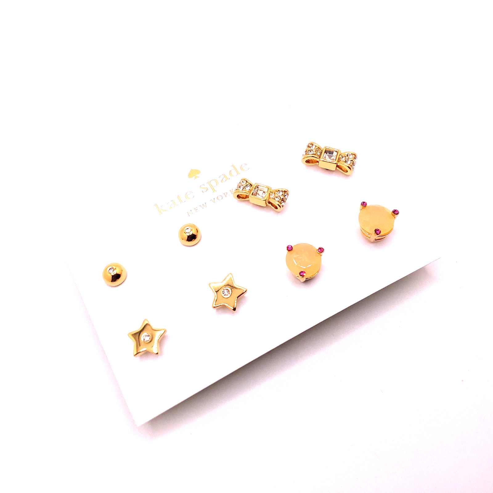 Kate Spade New York Four Beautiful Assorted Pairs Stud Earrings