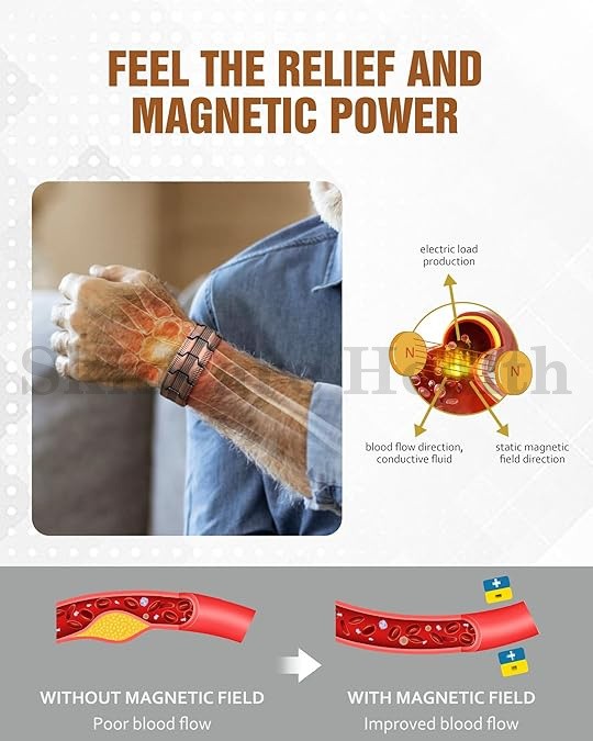 100% Pure Copper Bracelet 3500 Gauss Magnetic Therapy Strong Healing & Regulator