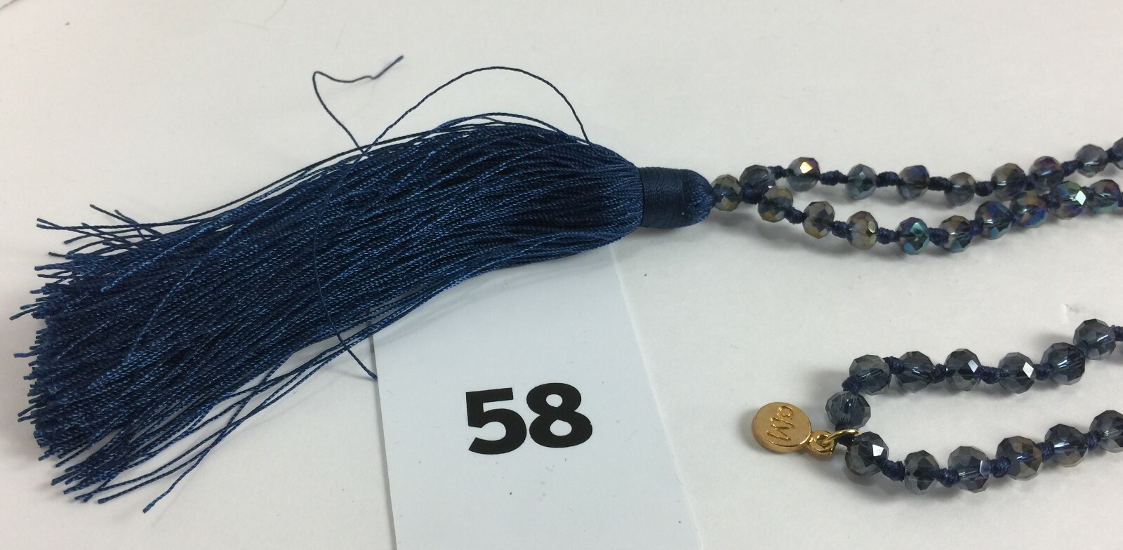 Long Glass Knotted Bead Necklace With Tassel Fashion Jewelry YOU CHOOSE