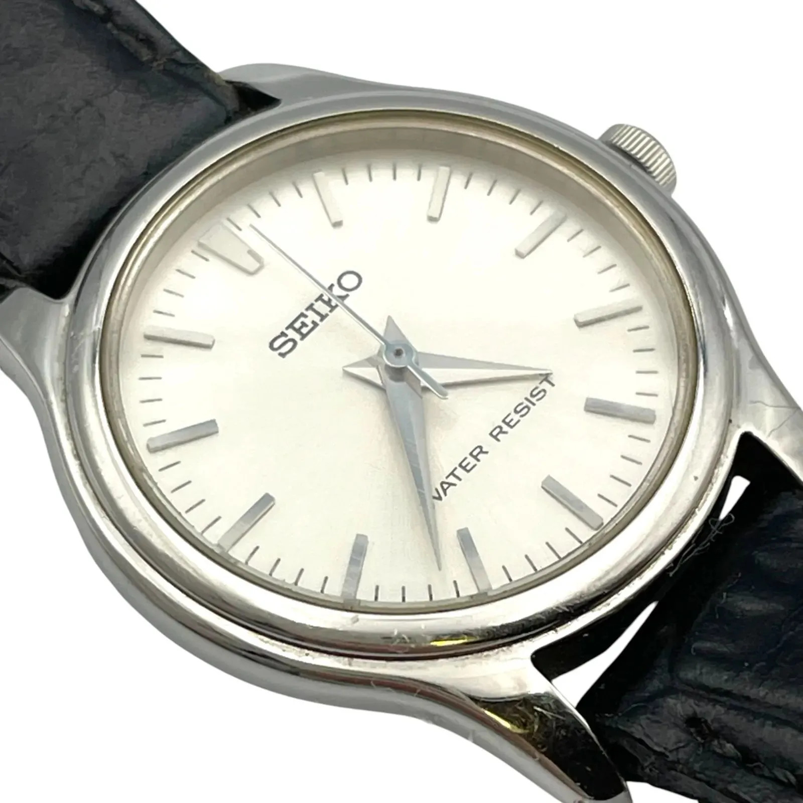 Working/New Battery Seiko SEIKO 7N01-0DF0 Quartz QZ Analog 3-Hand Watch Silver S