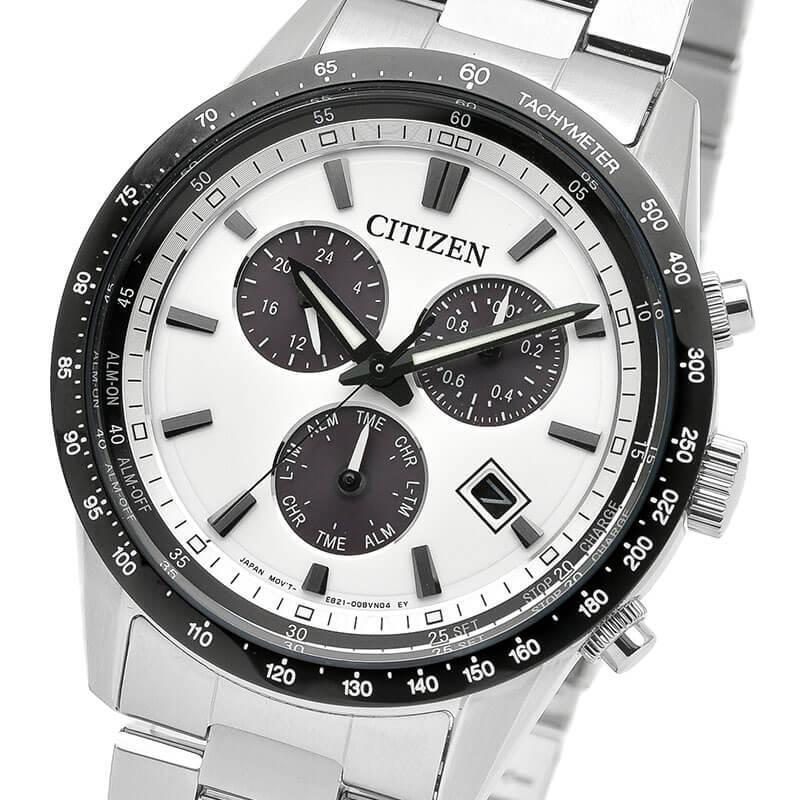 Citizen Collection BL5614-59A Eco-Drive White Silver Black Analog Men’s Watch