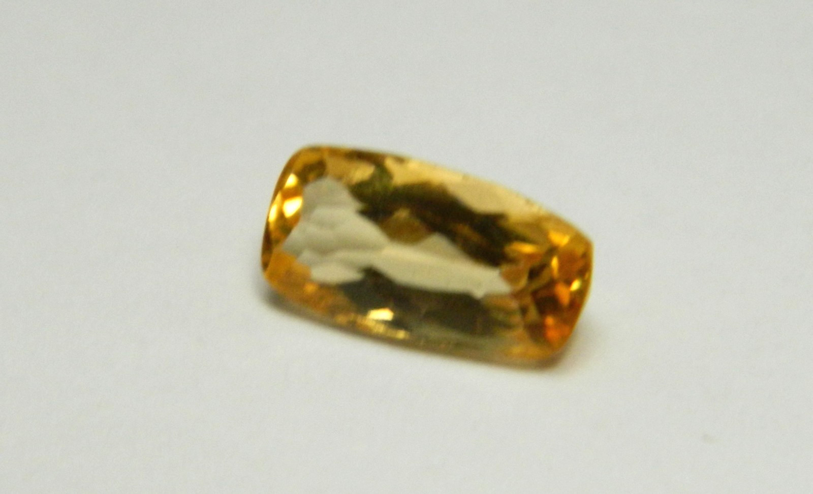 Imperial Topaz 1.12 Ct Clarity IF Cushion Cut Natural Golden Brazil I194
