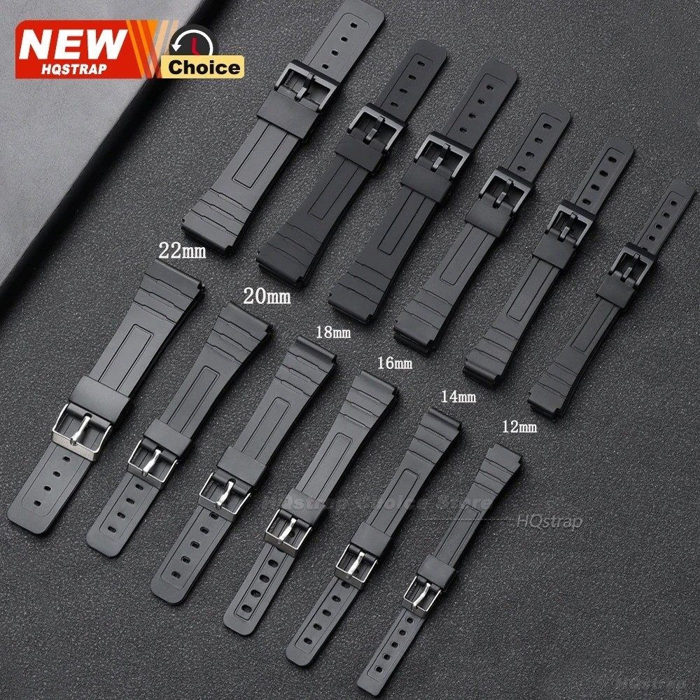 Casio Silicone Watch Band Waterproof Replacement Strap 12mm-22mm
