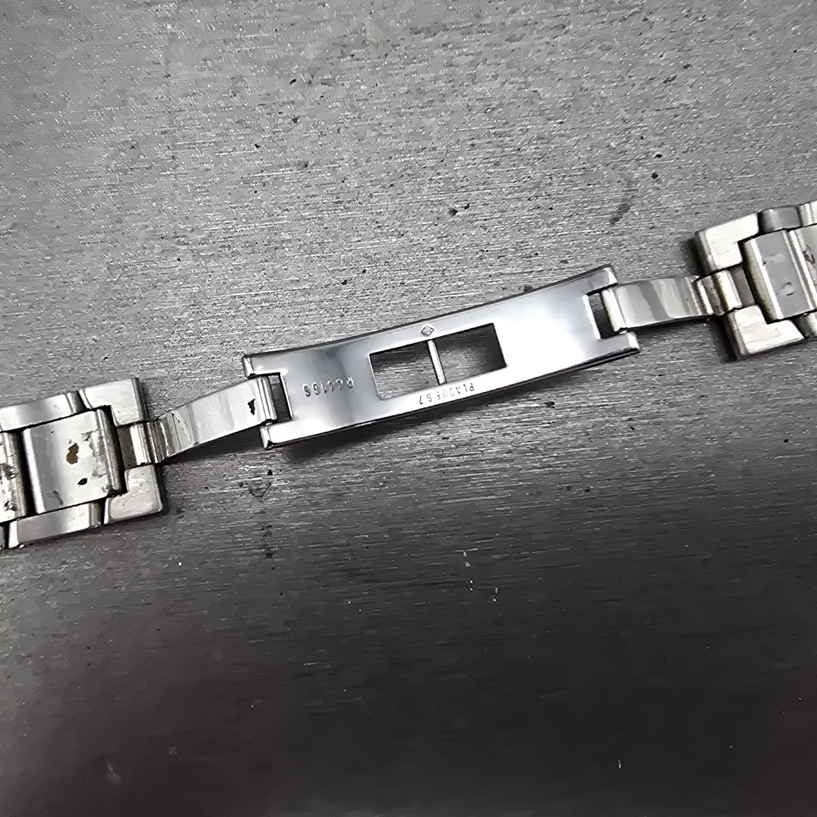 Movado Museum Bracelet 18mm Two Tone Stainless Steel Butterfly Clasp 85-G1-885
