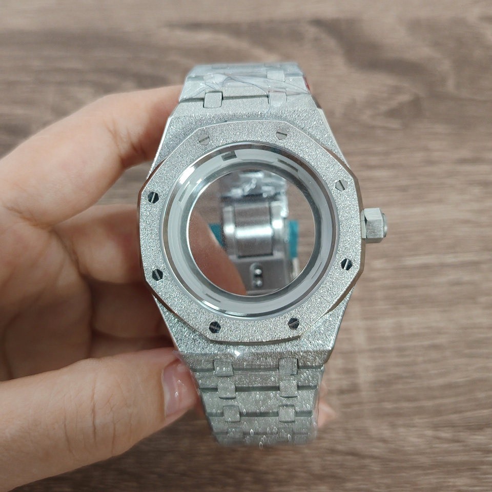 41mm Starfish Sand Stainless Watch Case Set for NH35 NH36 Movement 31.8mm Dial