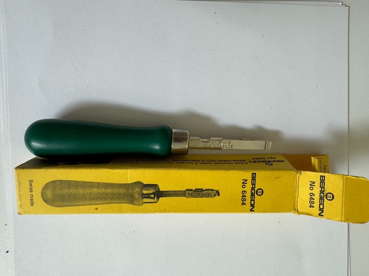 BERGEON 6484 RIGHT HANDED Case opener with 2 levers for pressure back covers