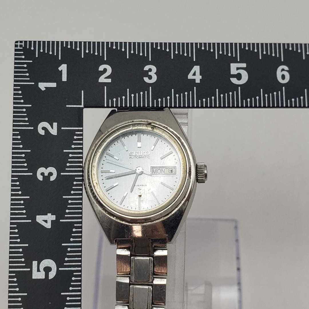 [Working Condition] SEIKO Ladies’ 23 Jewels Automatic Watch 2206-0230 Gray