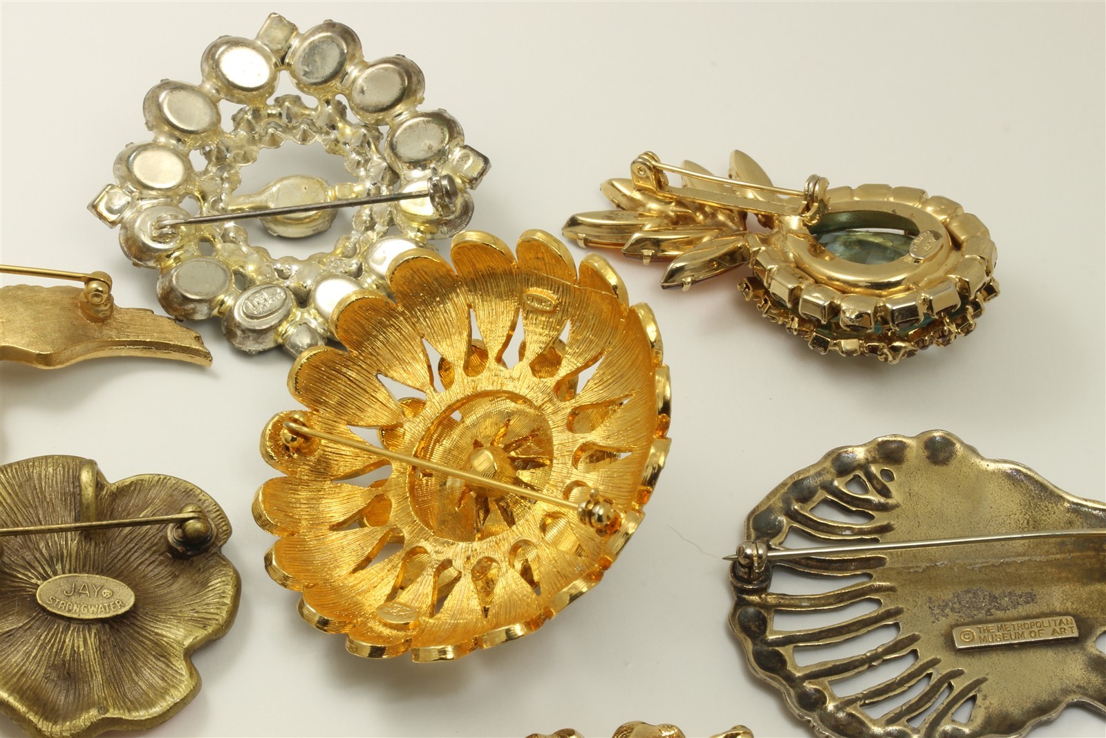 Vintage 20 Pc High End Designer Costume Jewelry Lot Jomaz Boucher Kramer Panetta