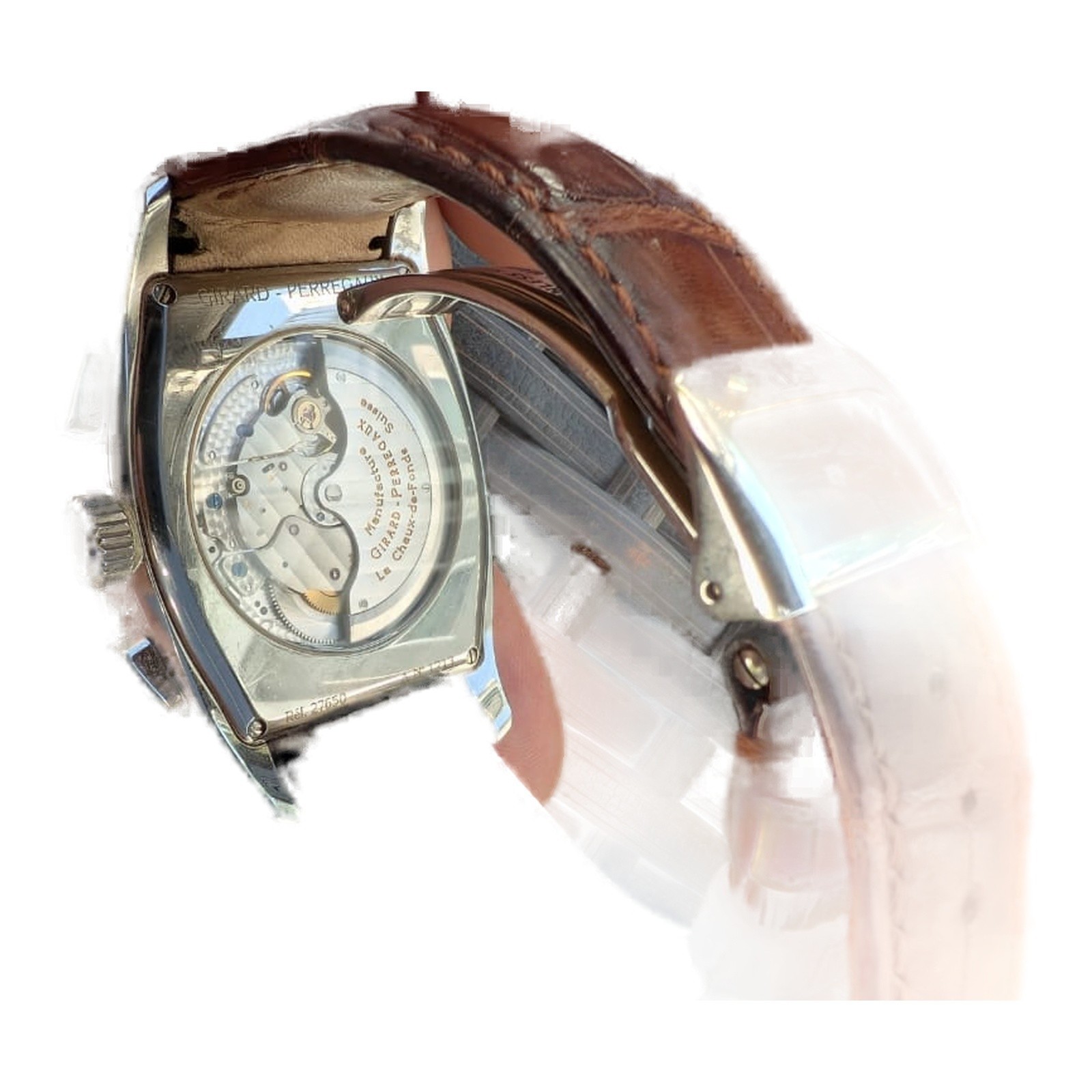Girard-Perregaux Richeville Automatic Chronograph 27650 Steel 37mm White Dial