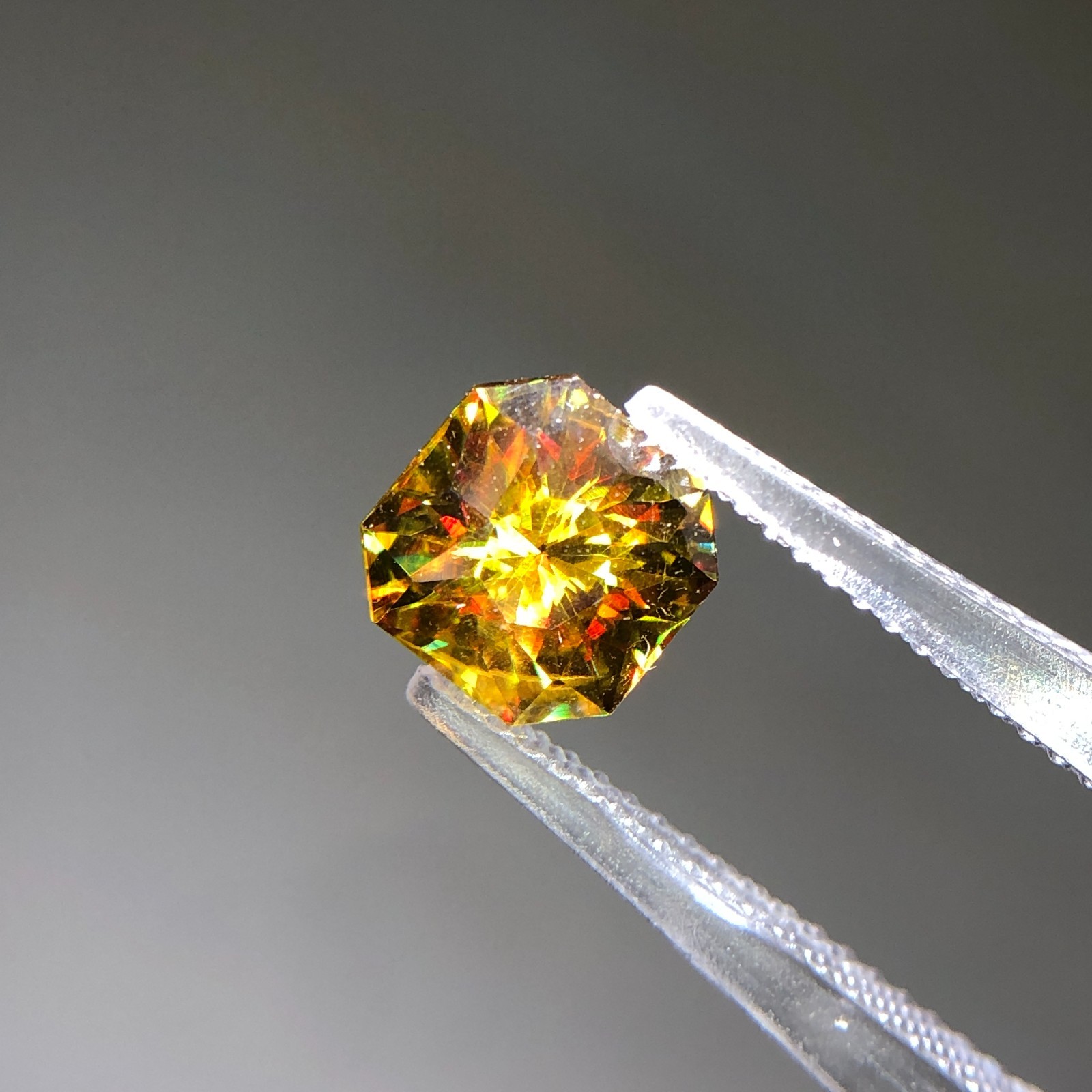 1.70 Carat Natural Full Fire Sphene Titanite | Step Cut Gemstone | For Jewelry