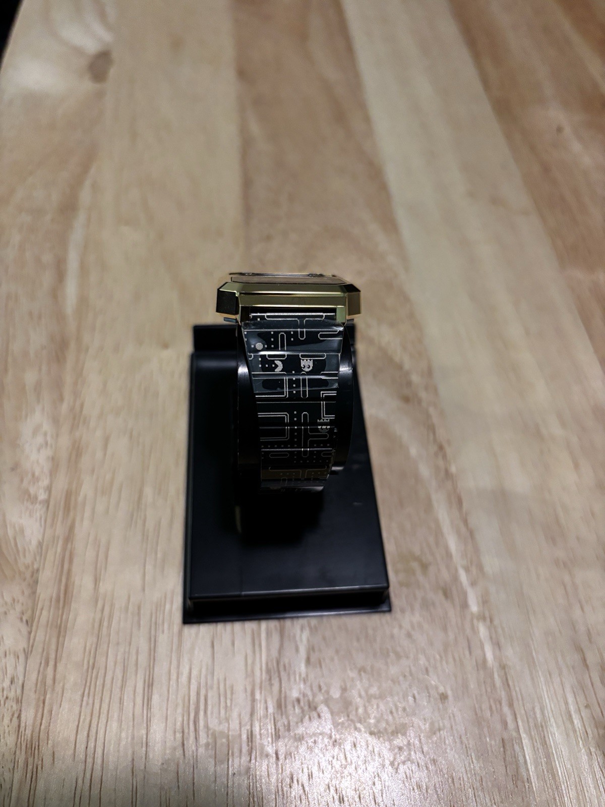 NEW Casio Pac-Man A100WEPC-1BCR Limited Edition Gold Tone Watch BNIB Rare