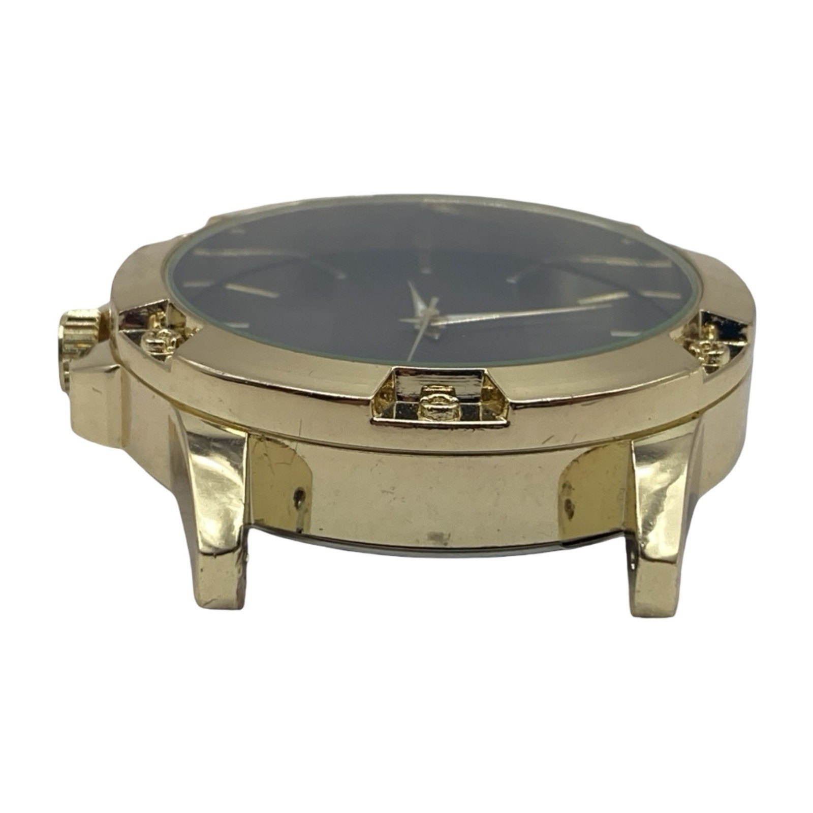 Accutime Watch Corp Men’s Gold Tone Quartz Watch Running