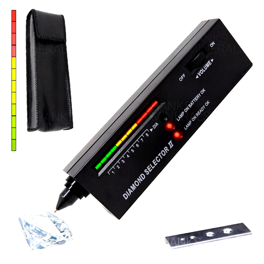 Diamond Tester Portable Gem Selector Gemstone Jeweler Tool Testing Kit Pen