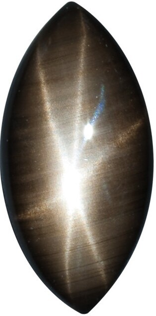 Natural Fine Black Star Sapphire – Marquise Cabochon – AAA Grade – Unheated, Unt