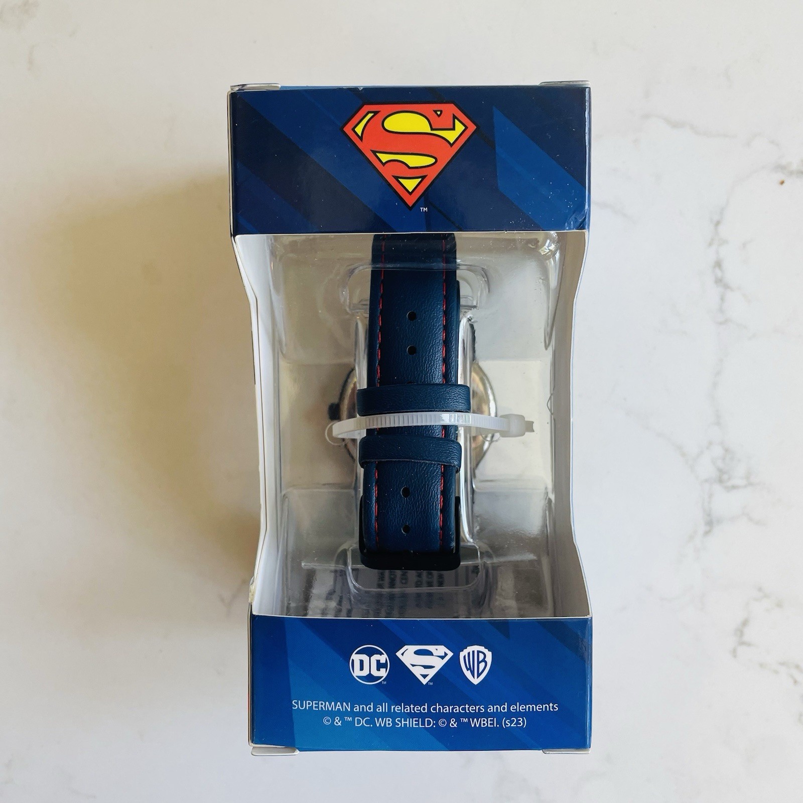 Superman Logo Wrist Watch Accutime DC Superhero Analog Timepiece