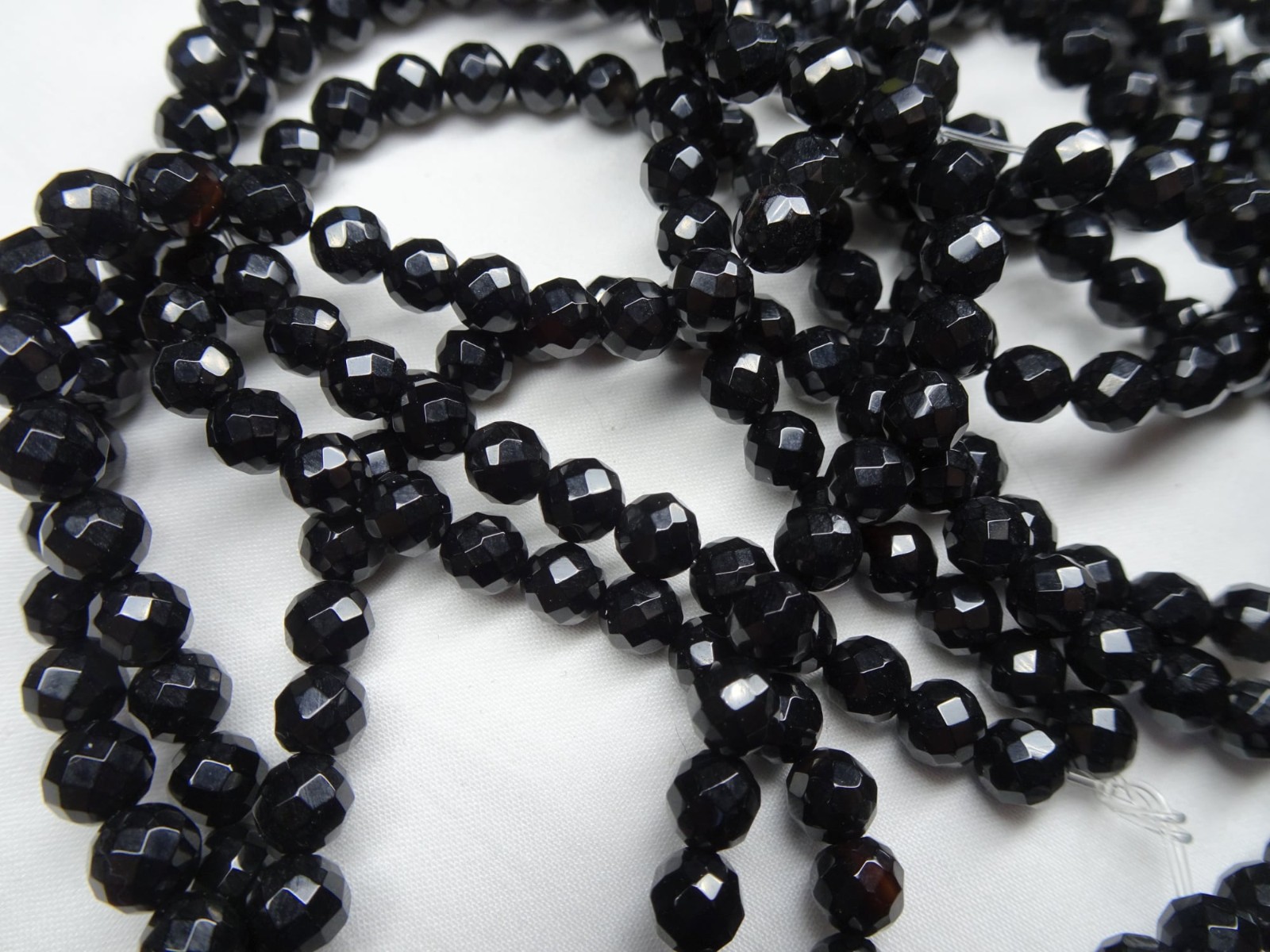 15 1/2″ Strand Chalcedony Faceted Round Stone Beads 6mm A66 DNG