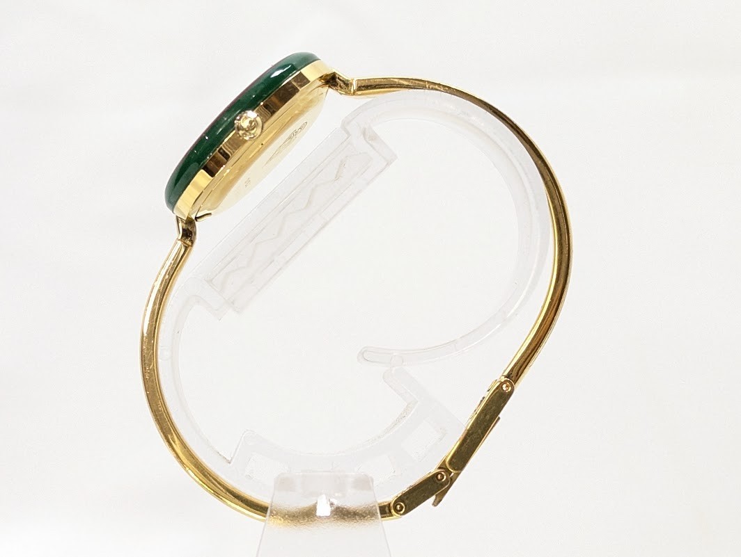 GUCCI Change Bezel 11/12.2 Watch Quartz Gold BOXED Women’s Working Authentic