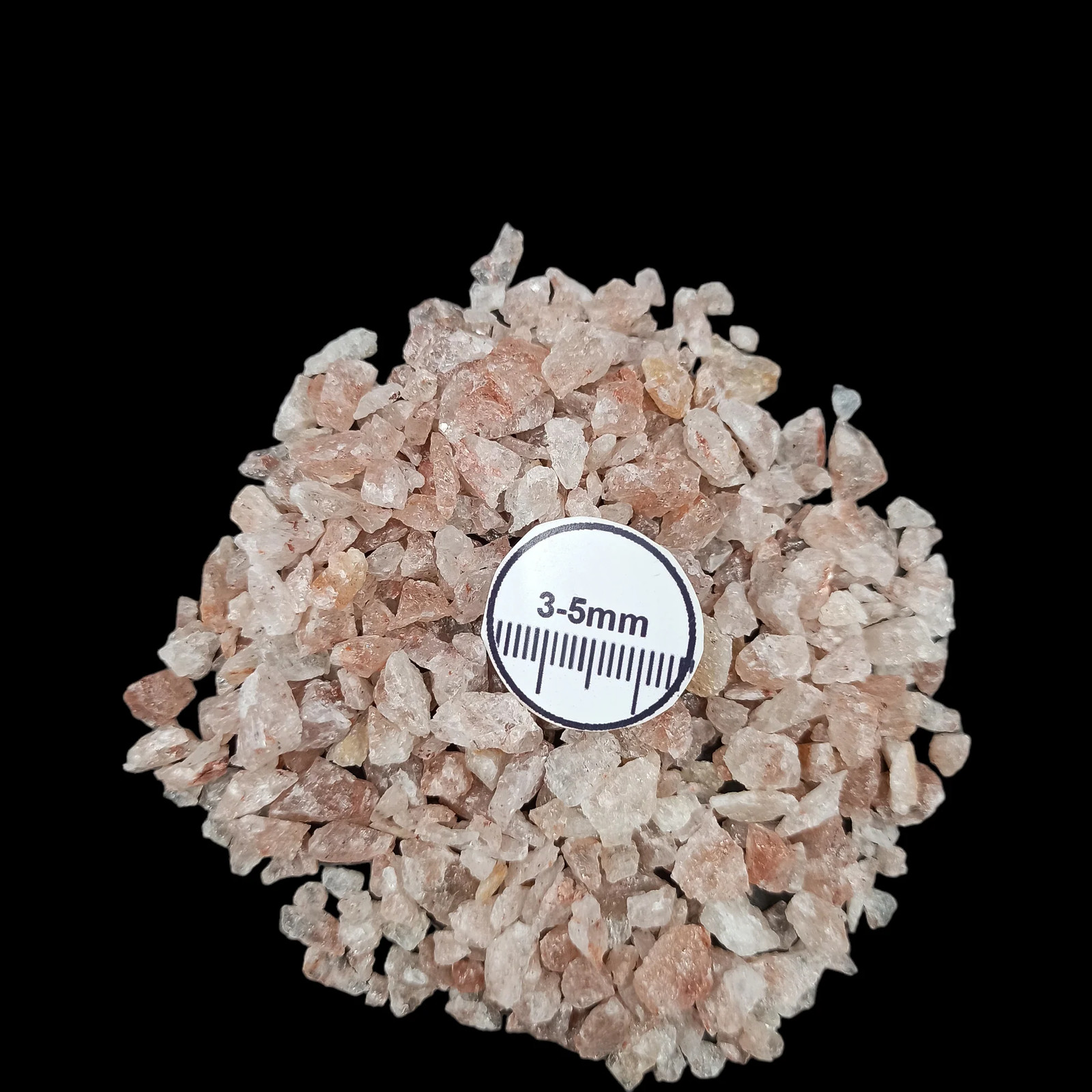 Strawberry Quartz 3-5mm Coarse Crushed Gemstone for Resin Decor