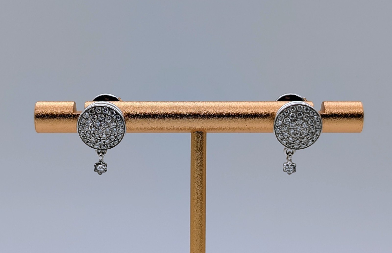 MontBlanc Lady Blanche Earrings White Gold 0.45ct Diamond 750/18K – 6.90g #1976