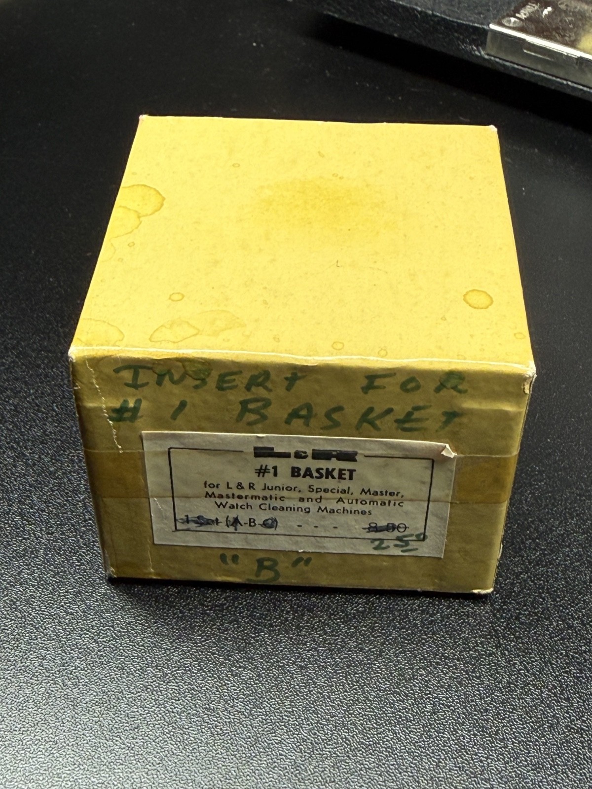 Vintage L&R 2-1/4″ Watch Cleaning Basket Insert Tray B