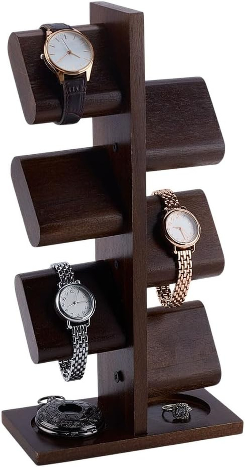 Wooden Watch Holder Stand Watches Display Tower Watch Display Racks Multiple Wat