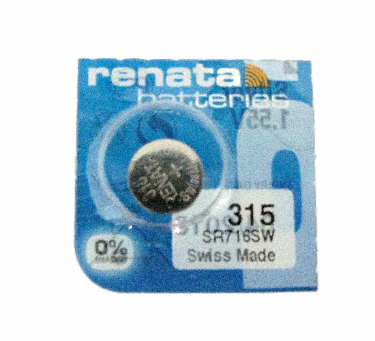 Renata 315 (SR 716 SW) Silver 1.55 V watch battery