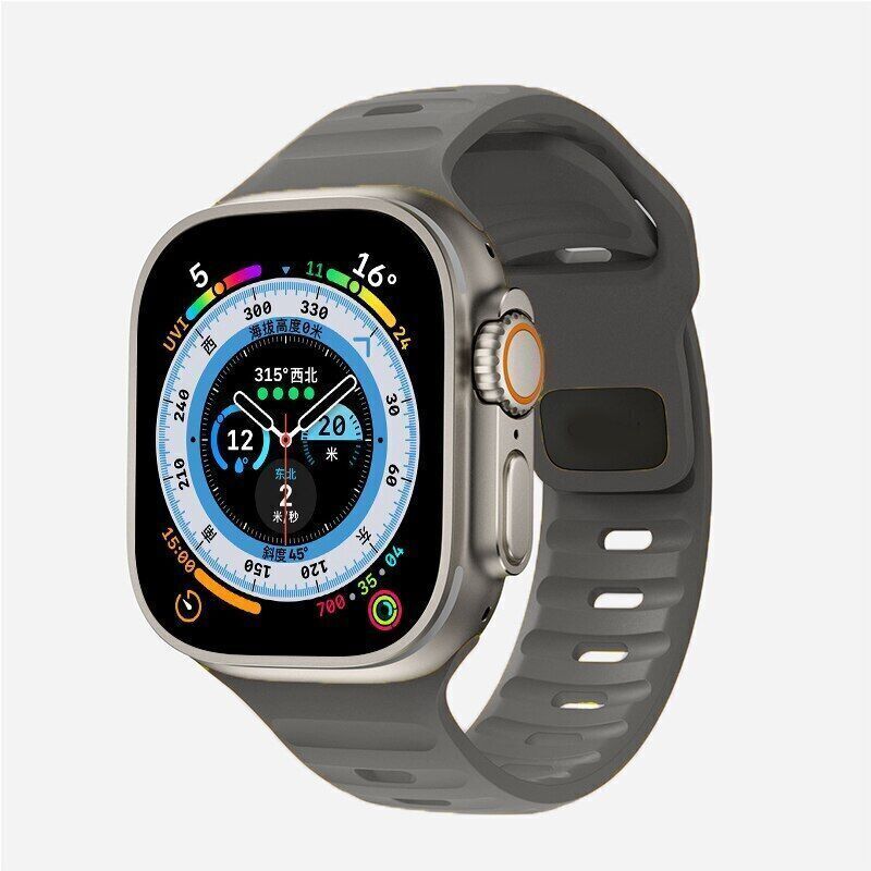 For Apple Watch Series Ultra 11 10 9 8 7 5 Silicone Sport Strap Band 38/49mm