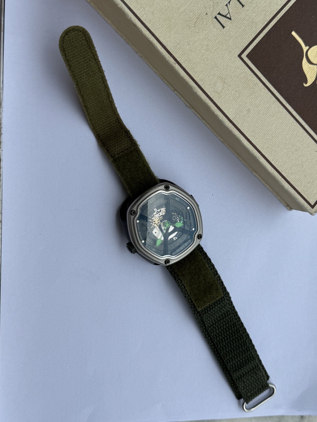 Dietrich Organic Time T-1 Watch Automatic Mens 46mm