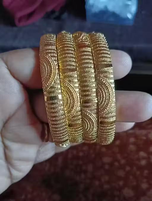 Indian Traditional Bollywood Gold plated Bangles Ethnic Bangle Sets for women
