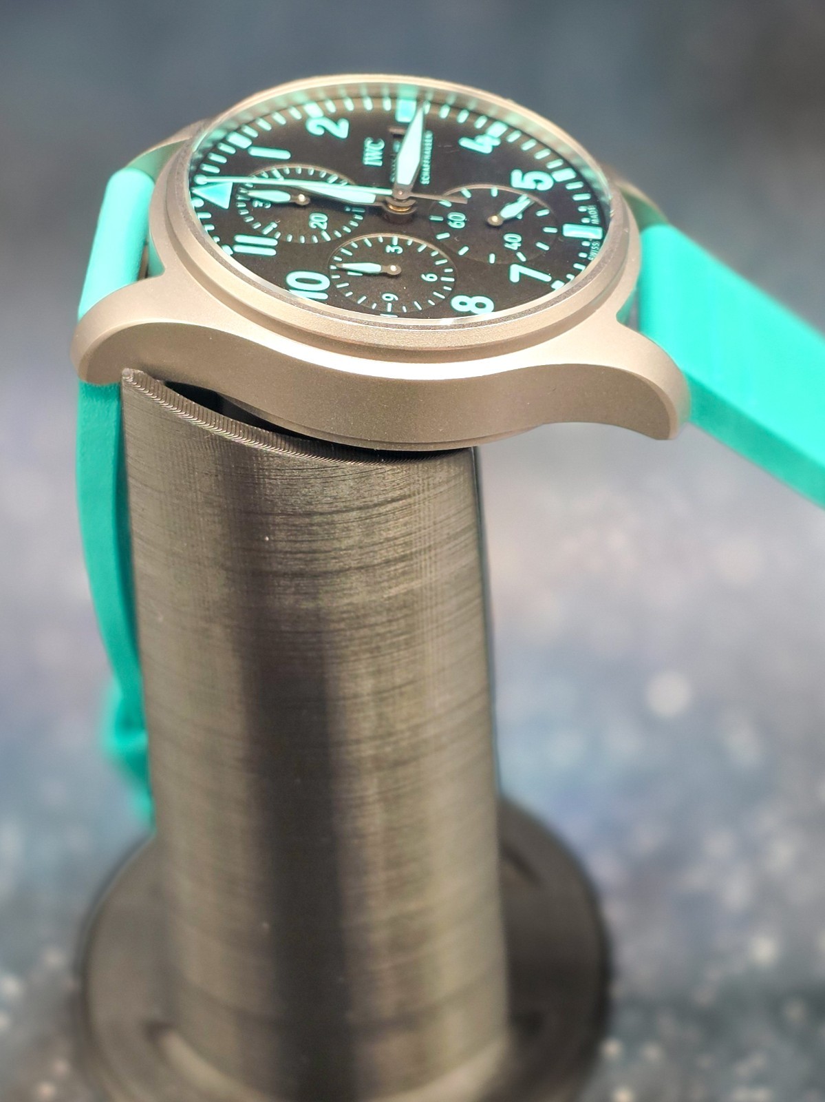 Mercedes-AMG Petronas Formula One 41mm Chronograph Pilots Watch Black IW388108