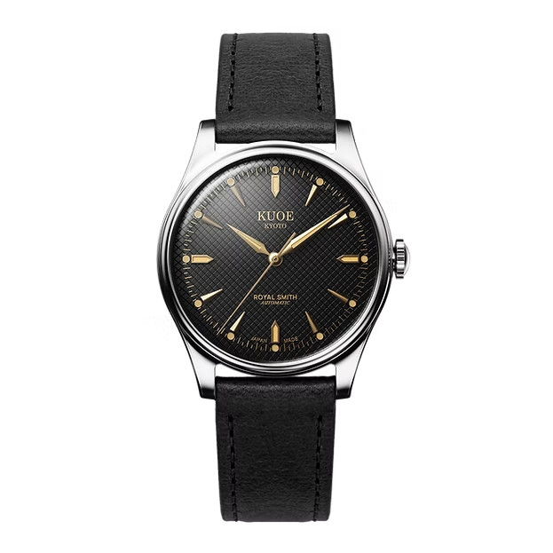 KUOE Kyoto Royal Smith 90-006 Gold Ivory Waffle Dial Miyota 9039 Auto Unused JP