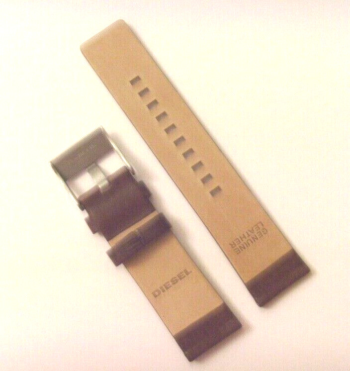 Diesel Original Spare Band Leather Wrist DZ4340 Watch Braun 24 MM Strap