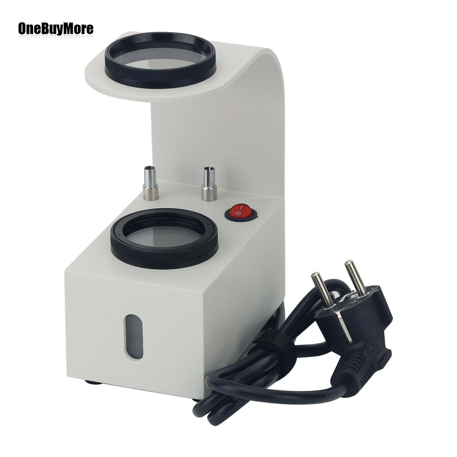 Desktop Polariscope Magnifier Tool with Rotatable Objective Table for Jewelry