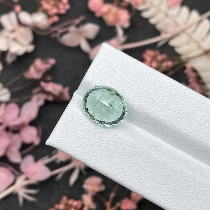 Seafoam Green Paraiba Tourmaline 6.40ct – 12x10mm (PA0723)