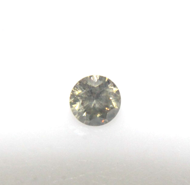 0.11 CTS YELLOW COLOR ROUND SHAPE SOLITAIRE DIAMOND 3.08-3.06×2.00 MM