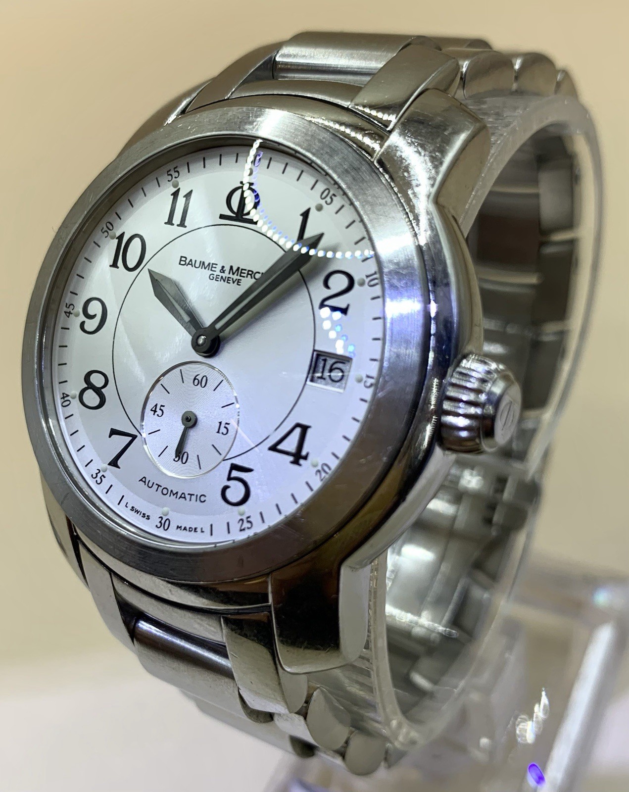 Baume & Mercier Capeland 39mm Stainless Steel Silver Dial Men’s Watch MV045221