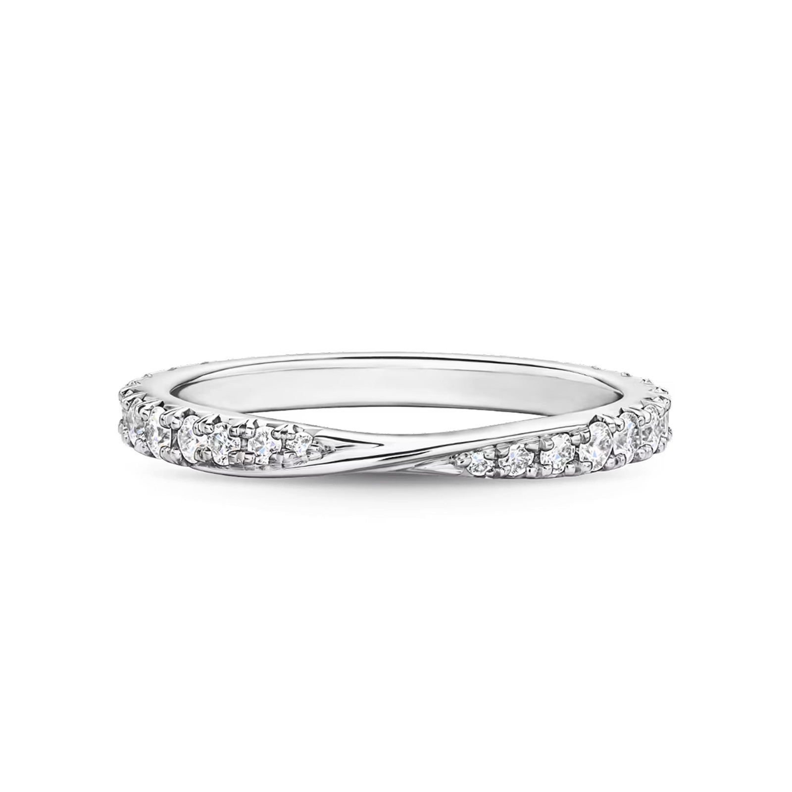 Proposal Wedding Band Solid 950 Platinum Round Cut 0.54 Ct Lab Grown E F VVS