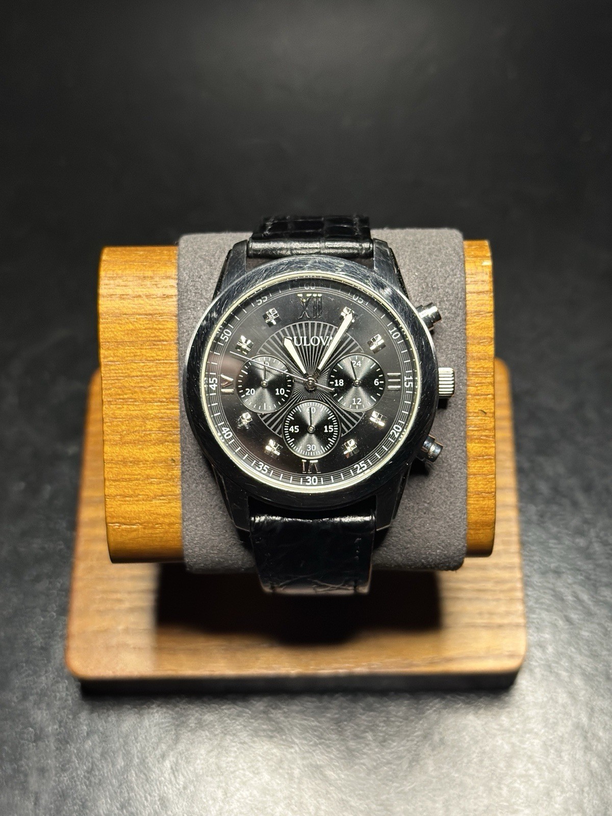 Bulova Men’s Chronograph Model ( 96D134 ) 39mm. New Battery Running