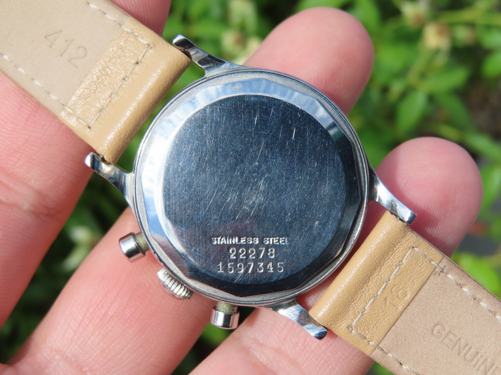 Universal Geneve Compax 22278 Manual 3 Register Chronograph Vintage Wristwatch
