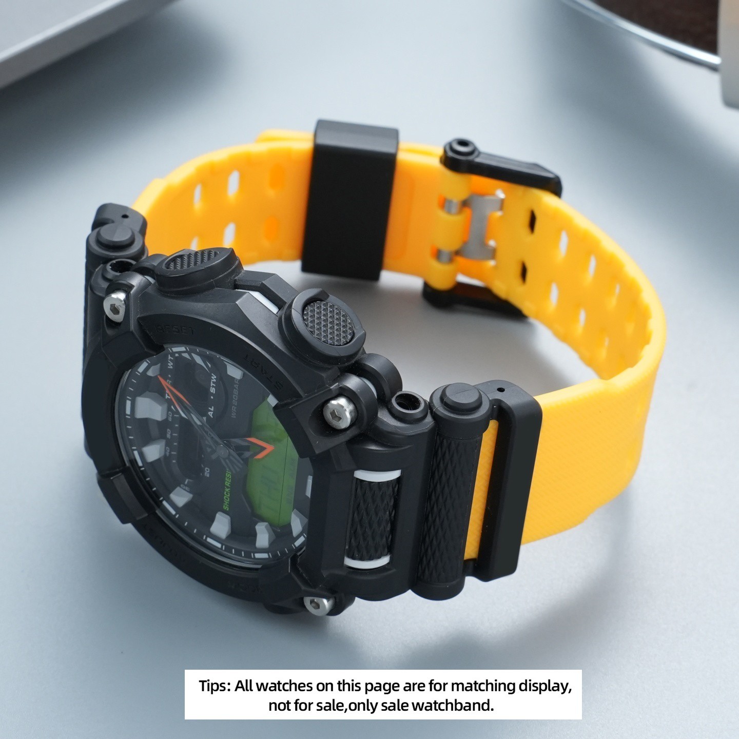 For Casio G-SHOCK GA900 Silicone Watch Strap Outdoor Sports Waterproof WatchBand