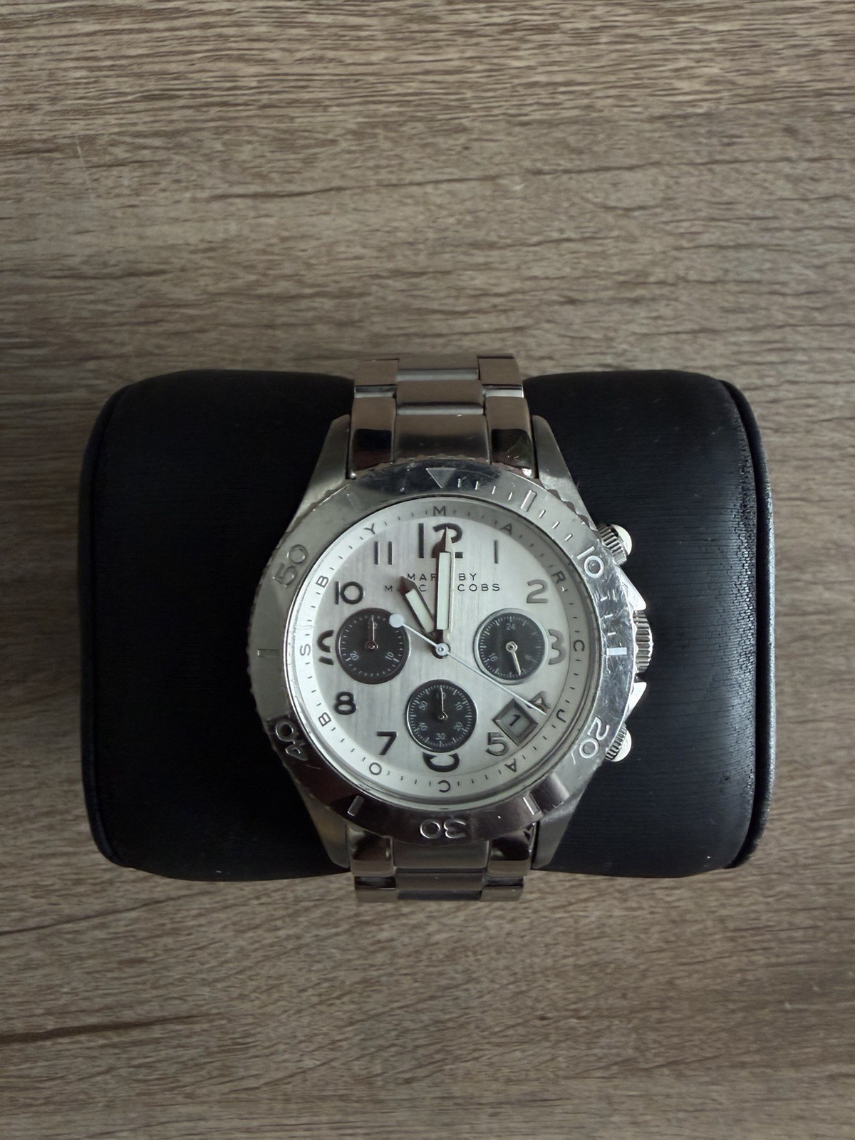 Marc by Marc Jacobs Rock Chronograph Stainless Steel Watch (Model MBM3155)