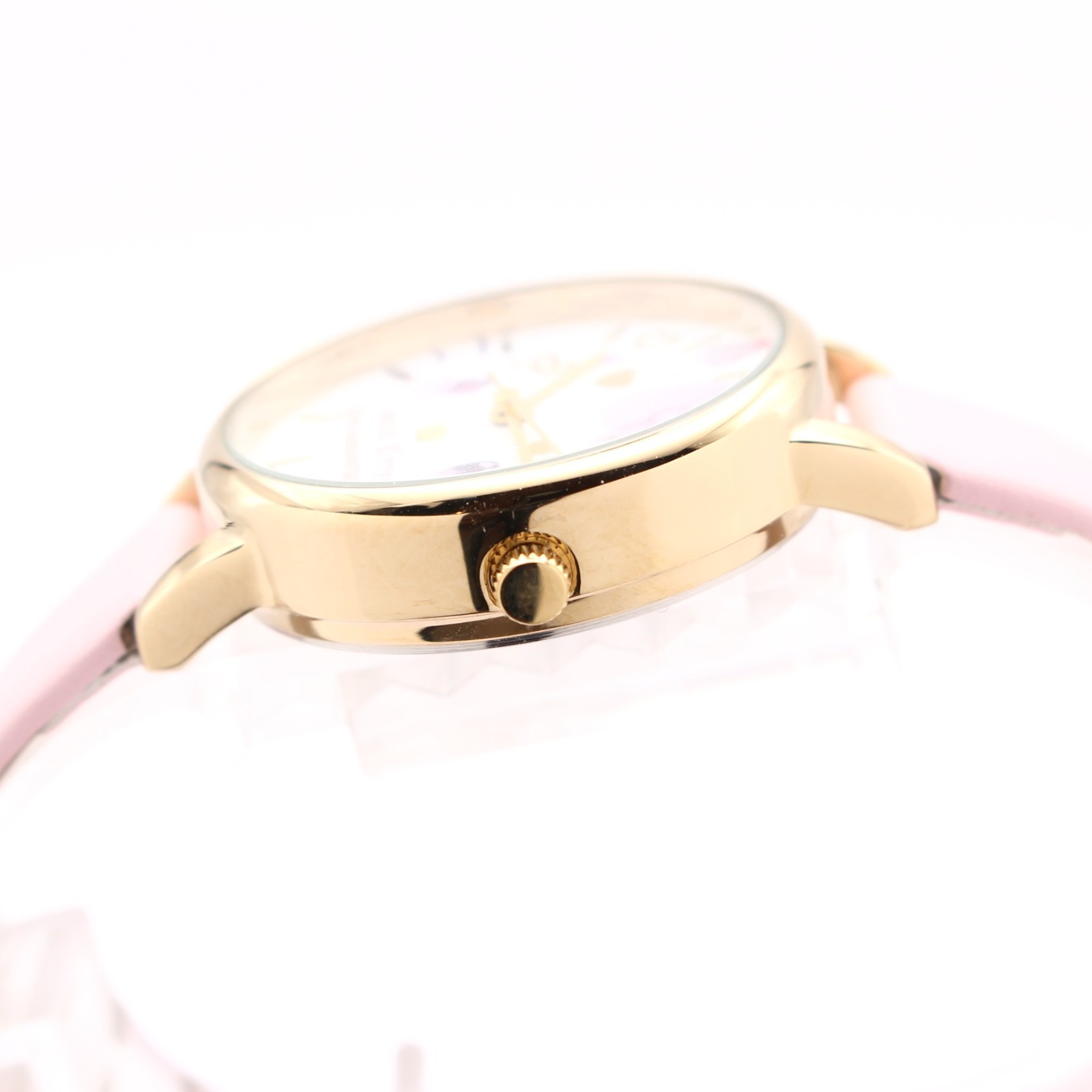 Hello Kitty 50th Anniversary Ladies Watch Pink Gold Quartz w/Box Warranty Japan