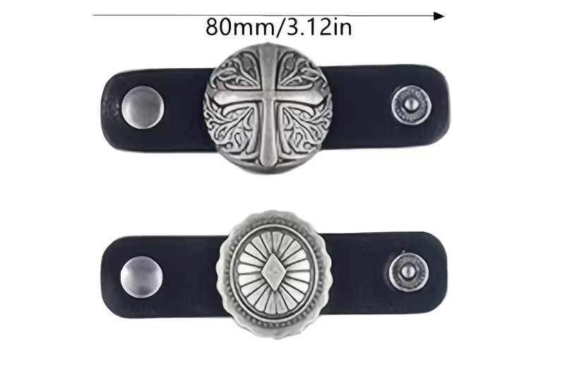 Western-Style Scarf Fasteners Silk Ring Neckwear Slide Fastener