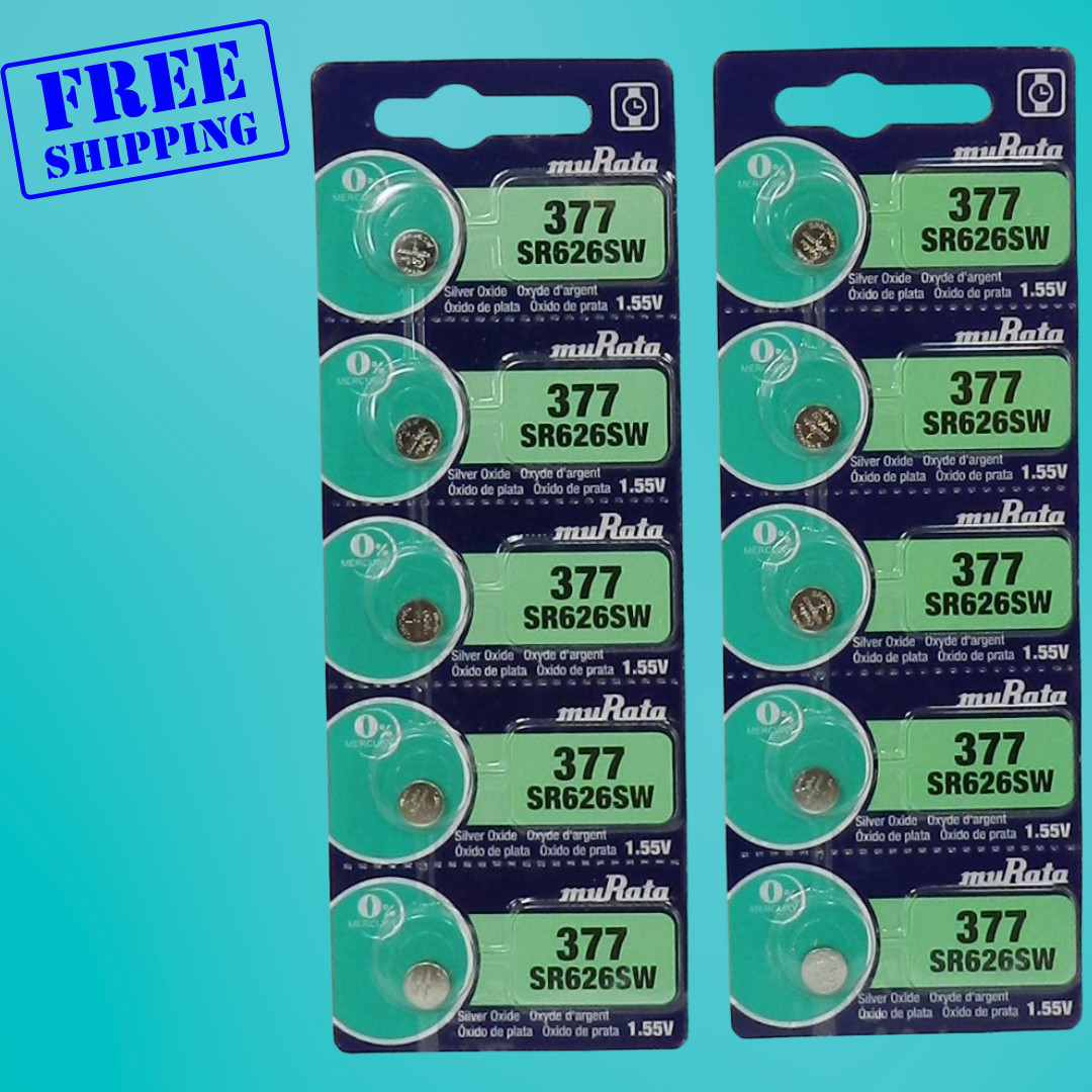 Murata / Sony 377 SR626SW – 10Pc